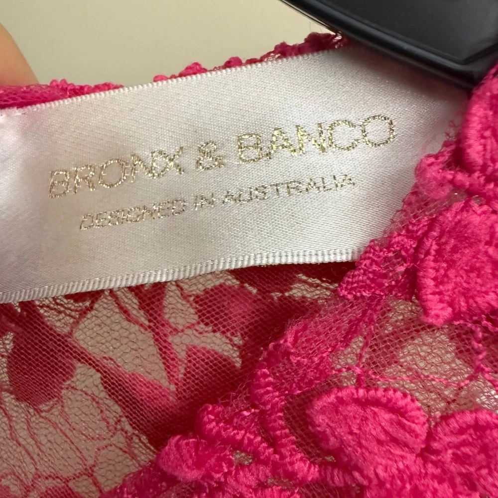 Bronx and Blanco embroidered mesh midi dress - Picture 5 of 11